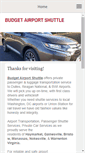 Mobile Screenshot of budgetairportshuttle.net